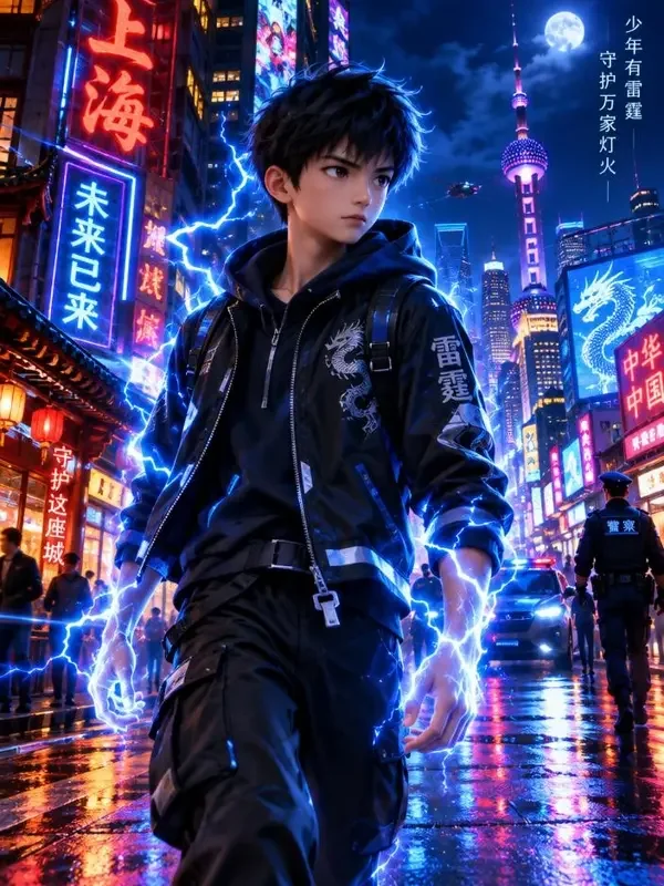 雷电少年的城市夜巡 封面